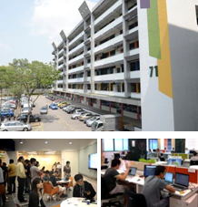 シンガポールのシリコンバレーと呼ばれる場所