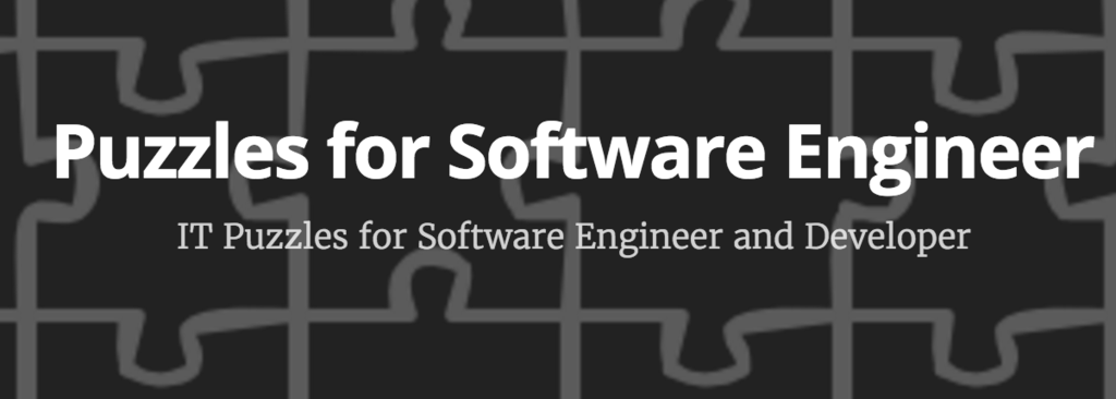 ほとんどのエンジニアには解けるパズルの英語版まとめサイト