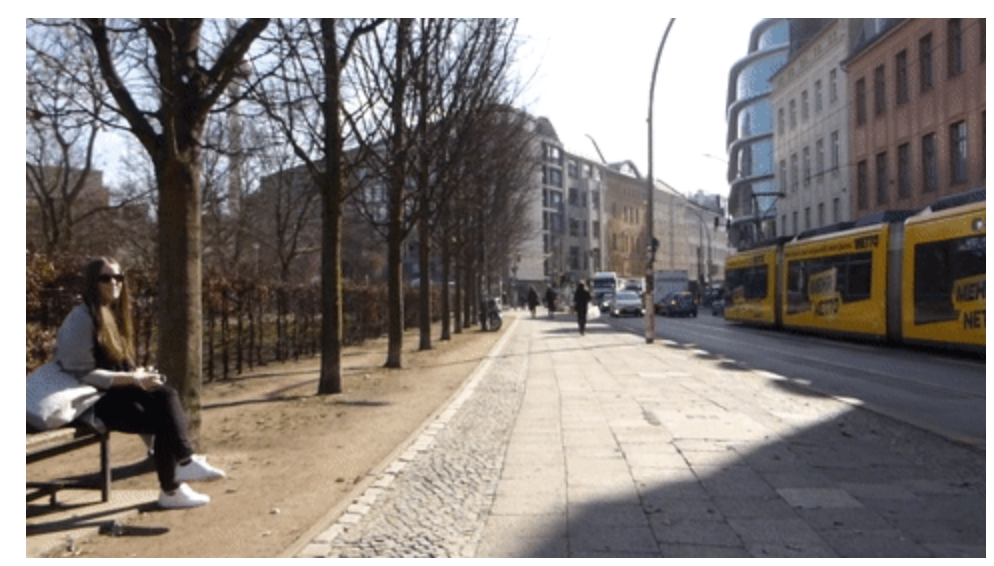 ベルリンの職場近くを散歩してその映像を貼り付けてみた